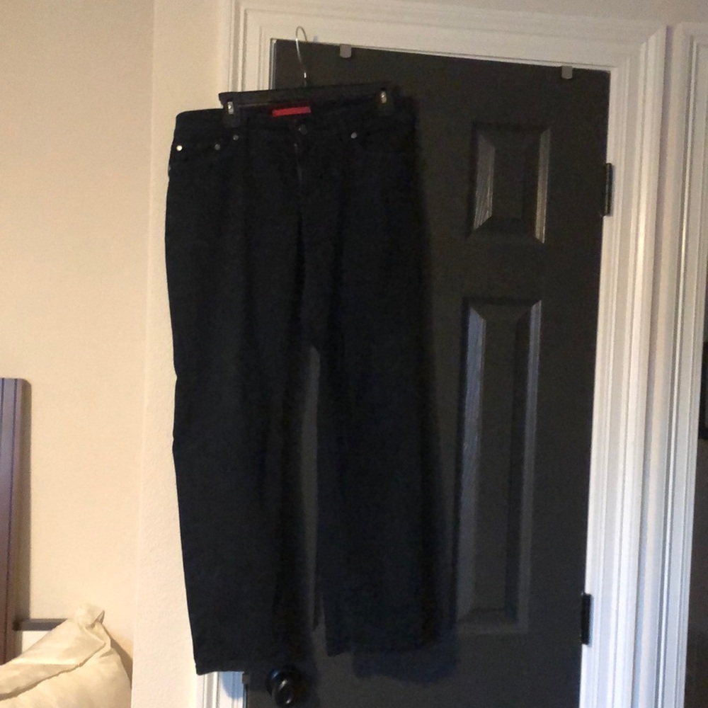 Dark blue LLBean petite jeans